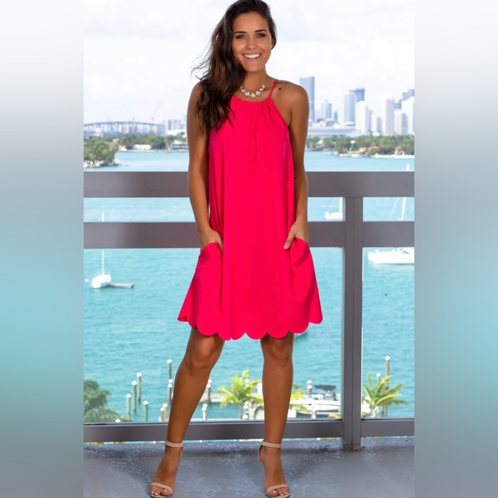 Saved by the Dress Coral Dress